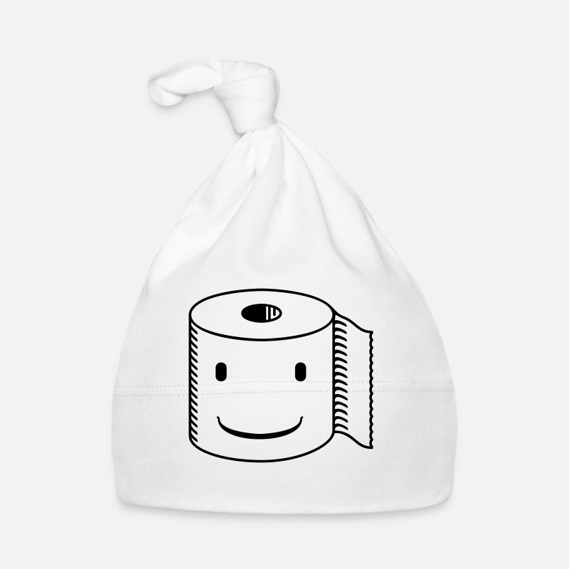 Rouleau de papier toilette drôle (1c) Bonnet bio Bébé