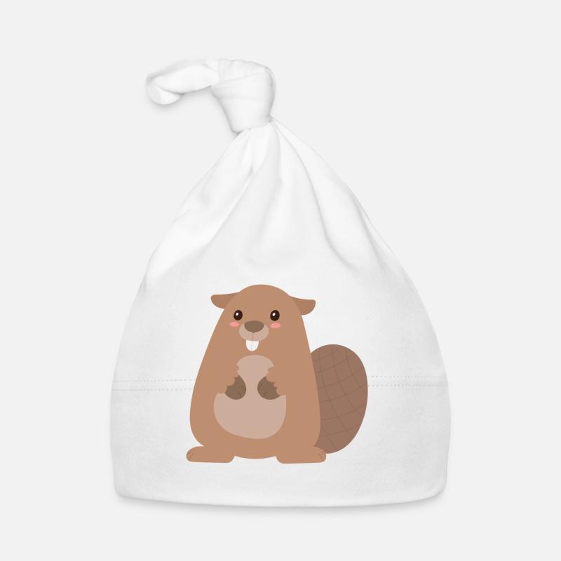 beaver Organic Baby Cap