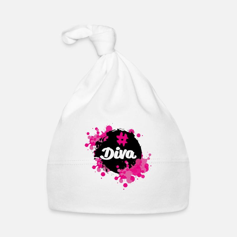 Déclaration Diva #Diva Design par KunterbuntBerlin Bonnet bio Bébé