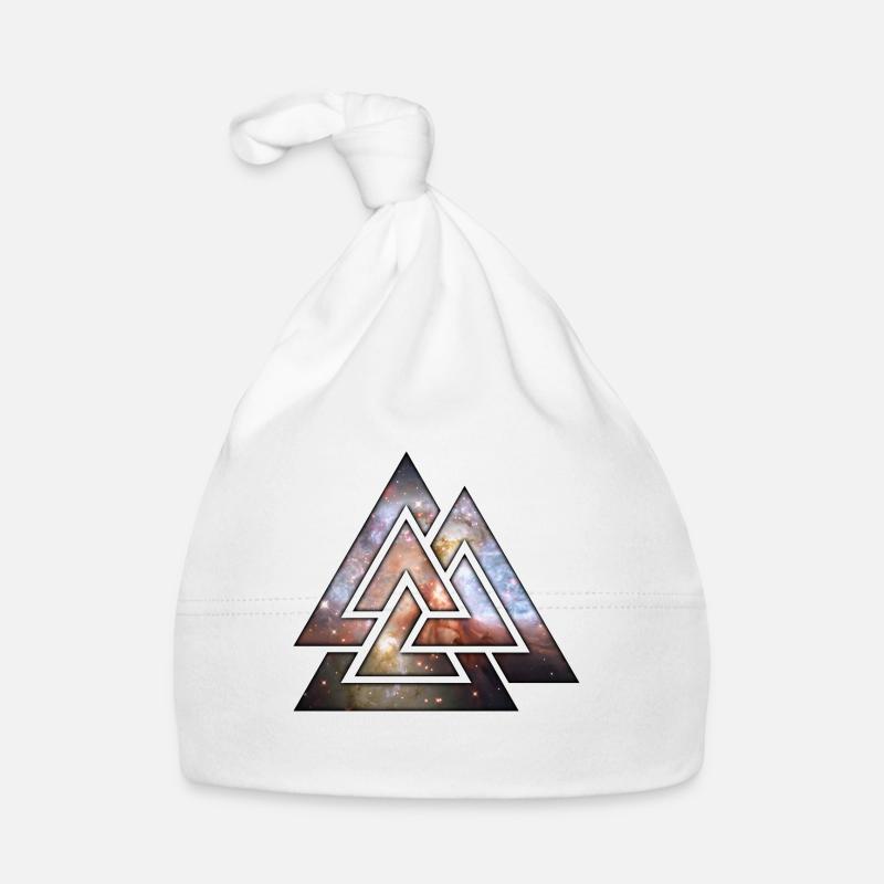 Cosmic Triangles T-Shirts Baby Bio-Mütze