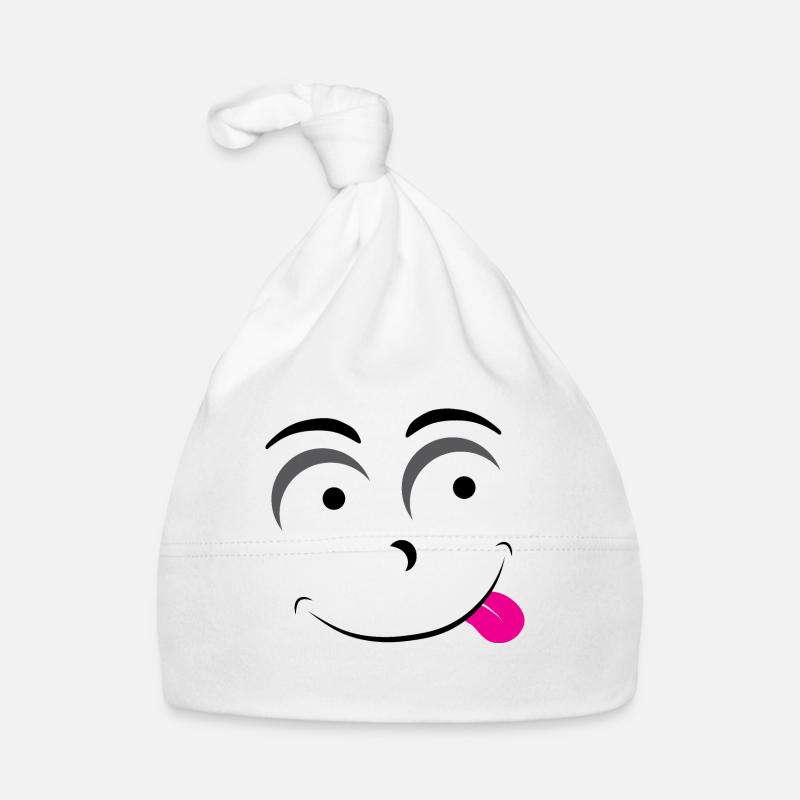 Funny Emotion Organic Baby Cap