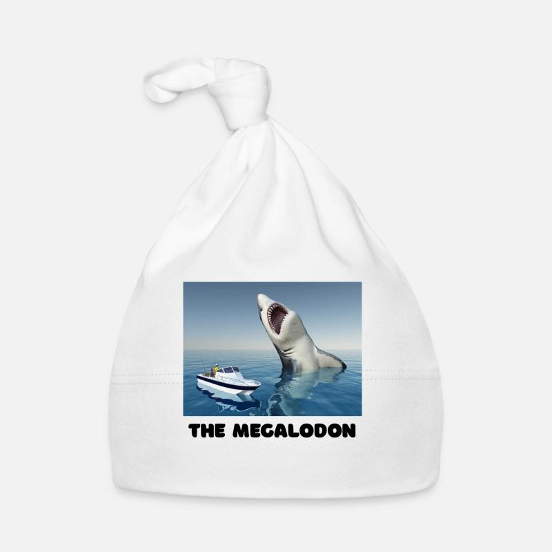 Le requin Megalodon Bonnet bio Bébé