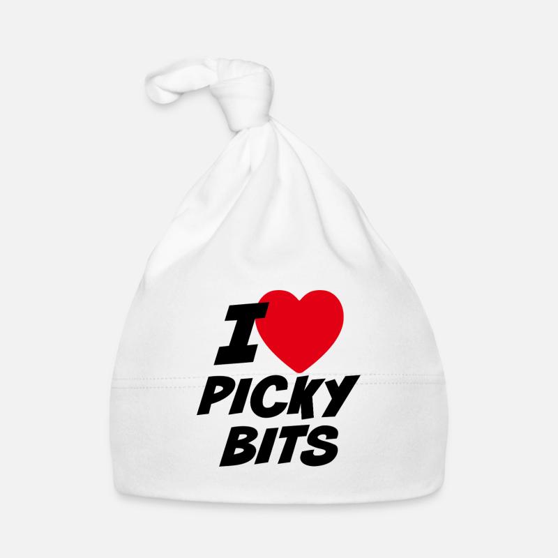 Ich liebe wählerische Bits Baby Bio-Mütze