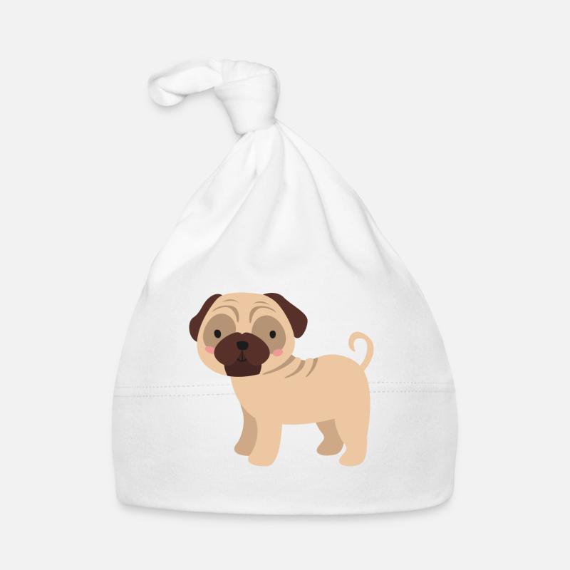Mops Baby Bio-Mütze