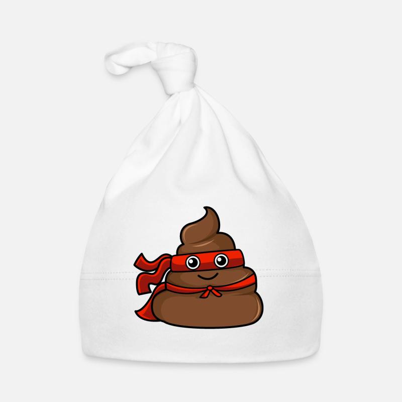 Superhero poop Organic Baby Cap