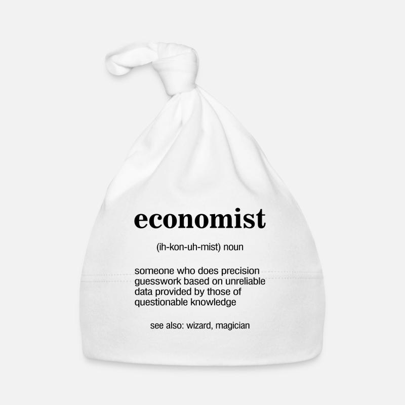 Ökonomen Economics Geschenk Baby Bio-Mütze