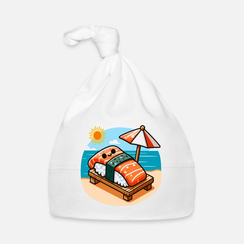 Sushi D’été Drôle Bonnet bio Bébé
