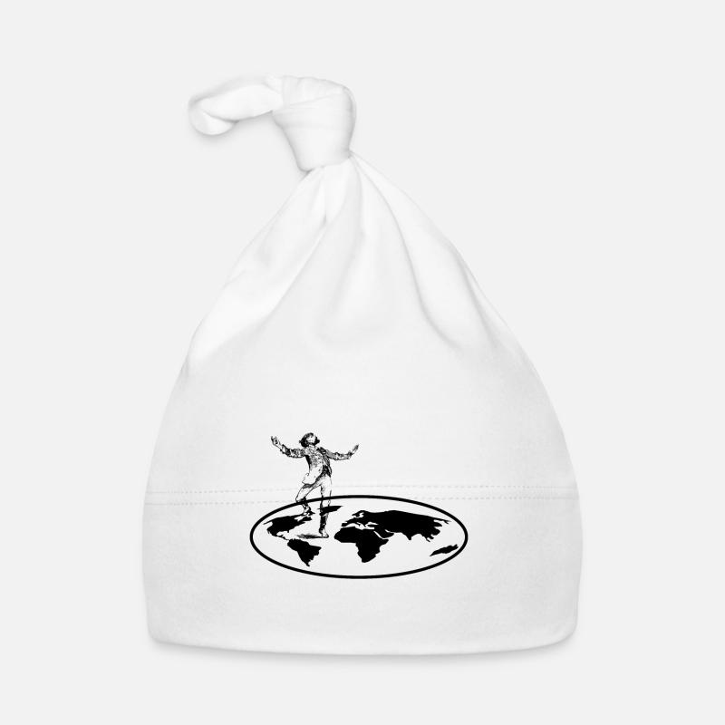 Flat Earth Organic Baby Cap