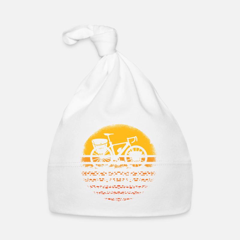 Retro Cyclisme Vintage Cyclotourisme Cyclotourisme Bonnet bio Bébé