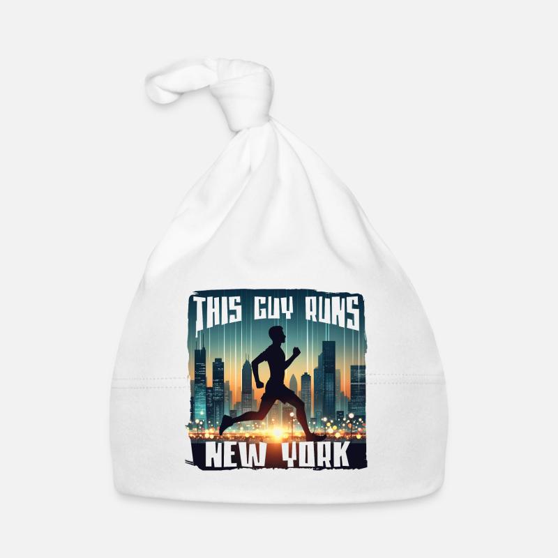 This guy runs Laufshirt Baby Bio-Mütze