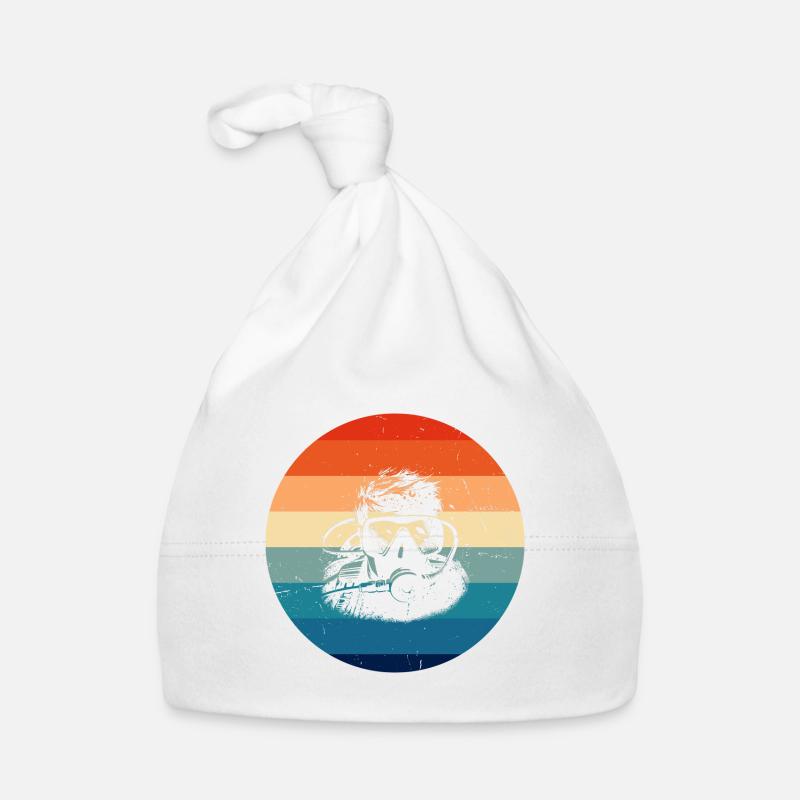 Scuba Diving Scuba Diver Free Dive Diving Organic Baby Cap