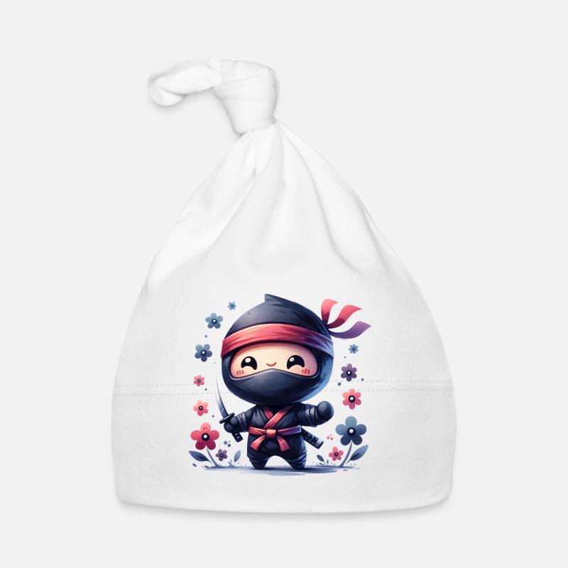 Ninja Organic Baby Cap