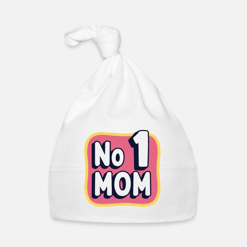 Nummer 1 Mama – Bunt & Liebevoll Muttertag Baby Bio-Mütze
