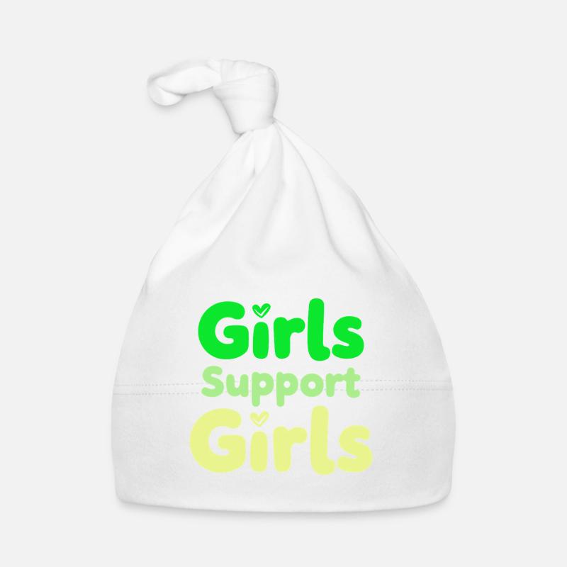 Filles Soutien Filles Déclaration Amitié Bonnet bio Bébé
