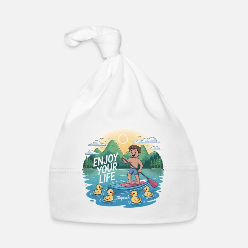 Profitez de la vie - Flappach SUP fun Bonnet bio Bébé