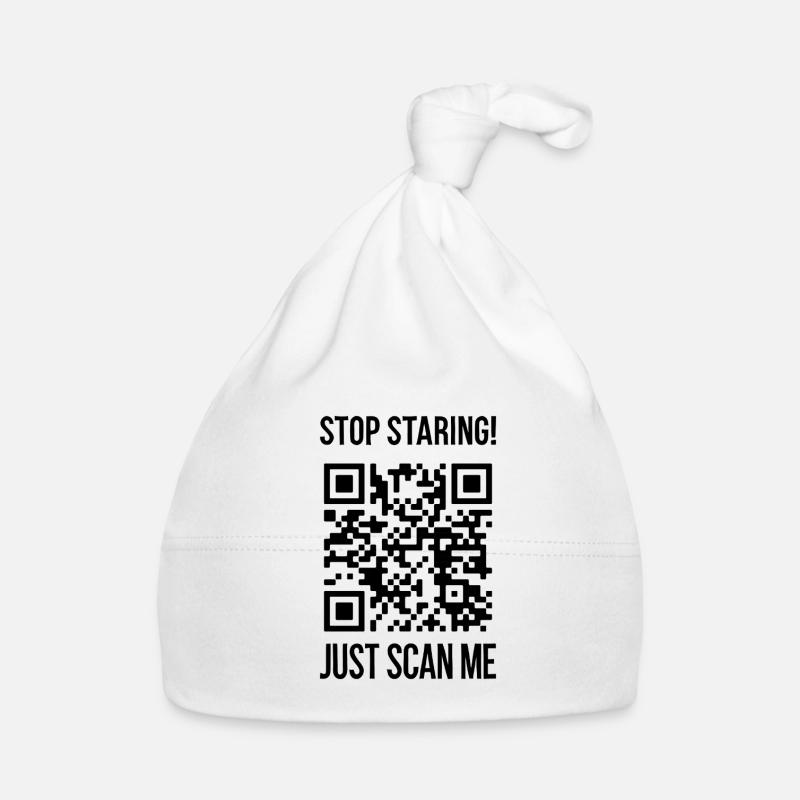 Scannez-moi le code QR pour vous motiver Bonnet bio Bébé