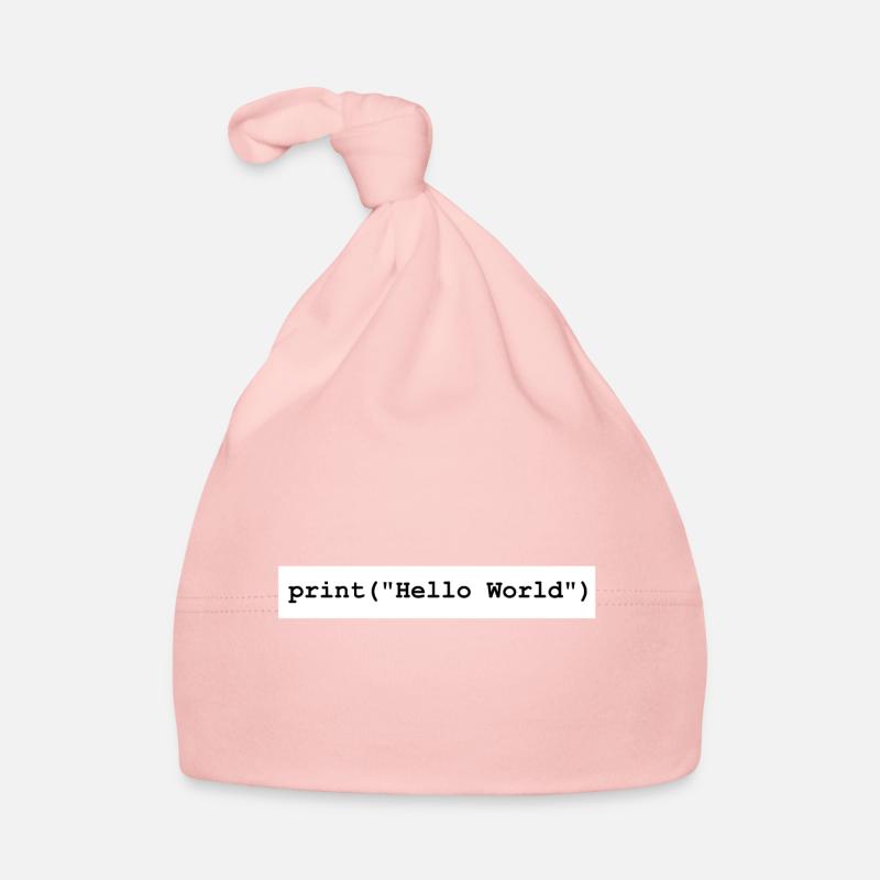Cadeau du programme de développement Hello World Python Bonnet bio Bébé