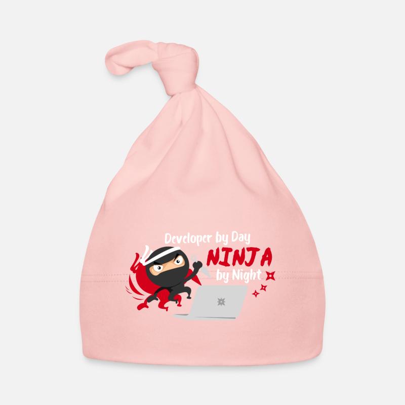 Entwickler Developer by Day Ninja by Night Organic Baby Cap