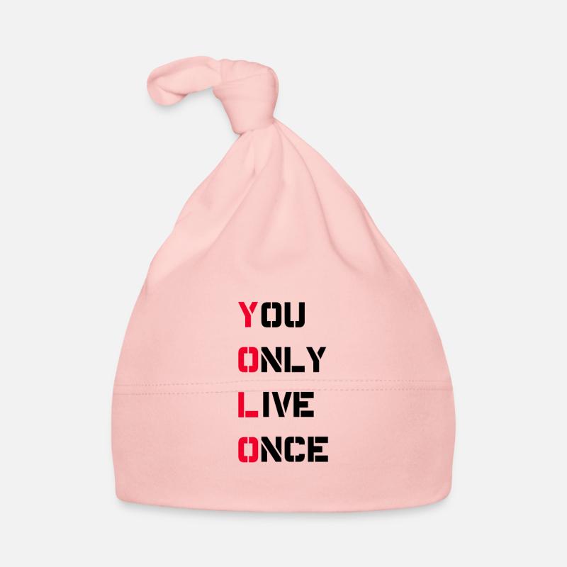 Vous ne vivez qu'une fois Bonnet bio Bébé