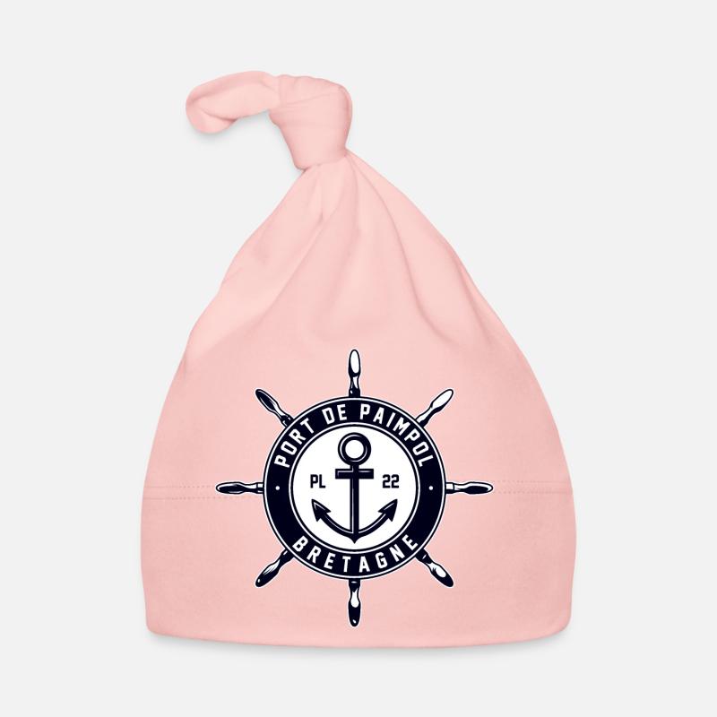 Port de Paimpol PL 22 - Bonnet bio Bébé - rose