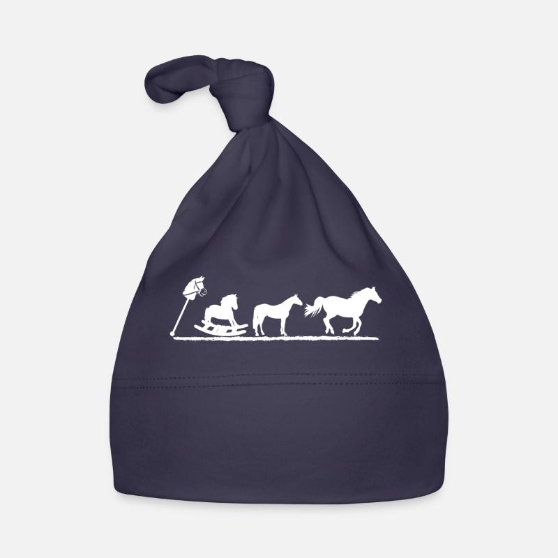La vie est meilleure avec les chevaux Evolution Bonnet bio Bébé