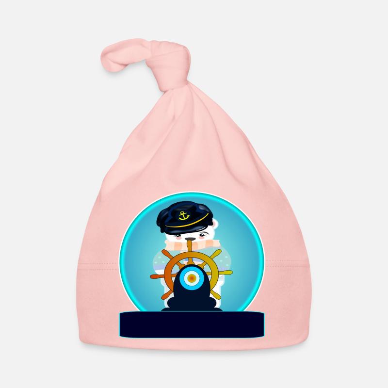 Personalized Name Gifts - SAILING - CAPTAIN Organic Baby Cap