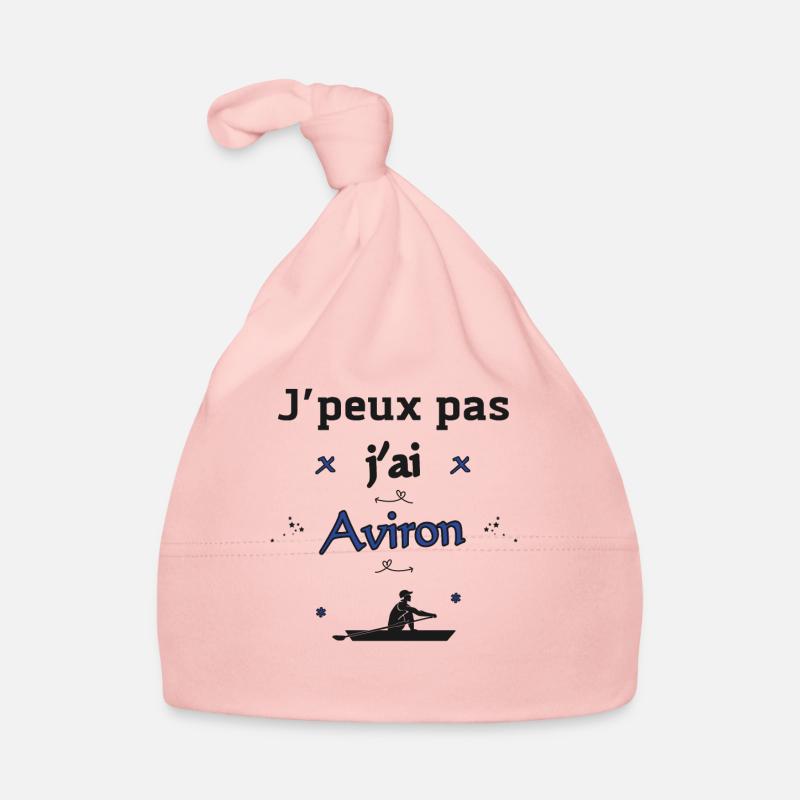 J'peux pas j'ai Aviron - Bonnet bio Bébé - rose