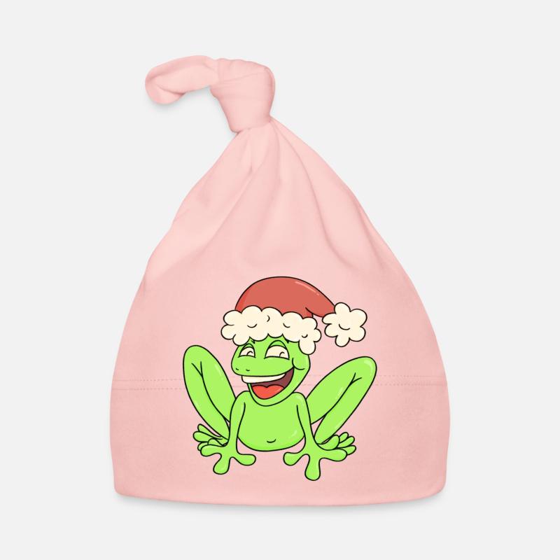 Joyeux Noël Grenouille Bonnet bio Bébé