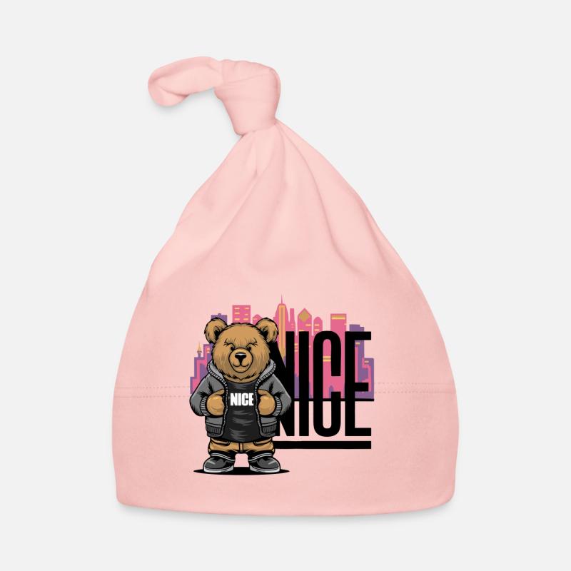 Cooler „Nice“ Teddy Baby Bio-Mütze
