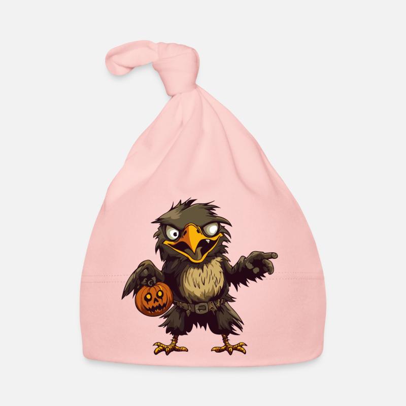 Aigle Halloween Bande Dessinée Drôle Bonnet bio Bébé