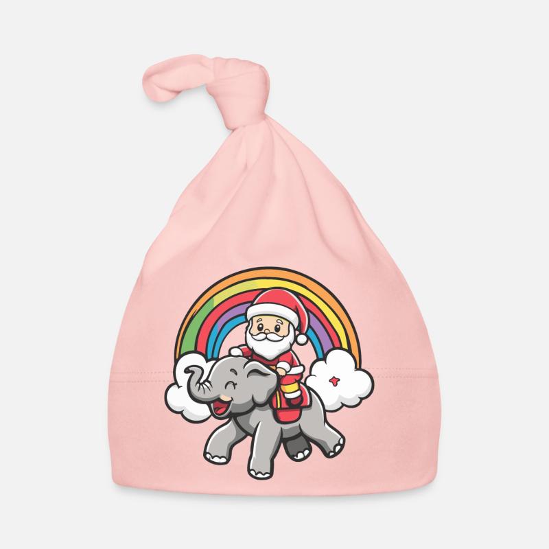 Mammut Weihnachtsmann Regenbogen Baby Bio-Mütze