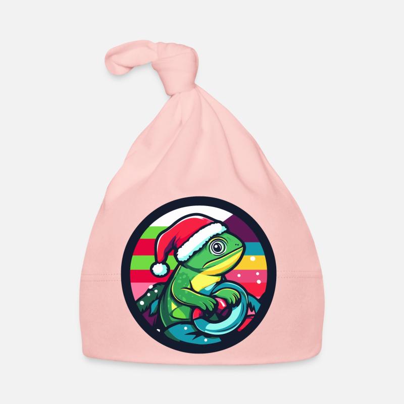 Caméléon Noël Noël Bonnet bio Bébé