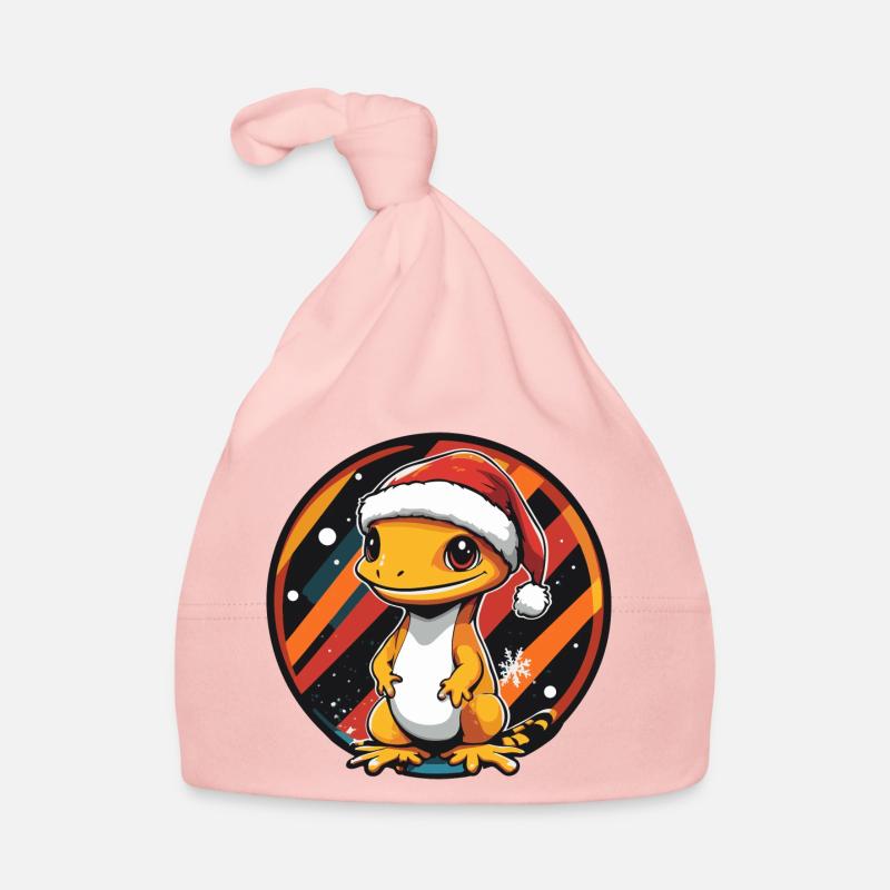 Echse Weihnachten X-Mas Baby Bio-Mütze