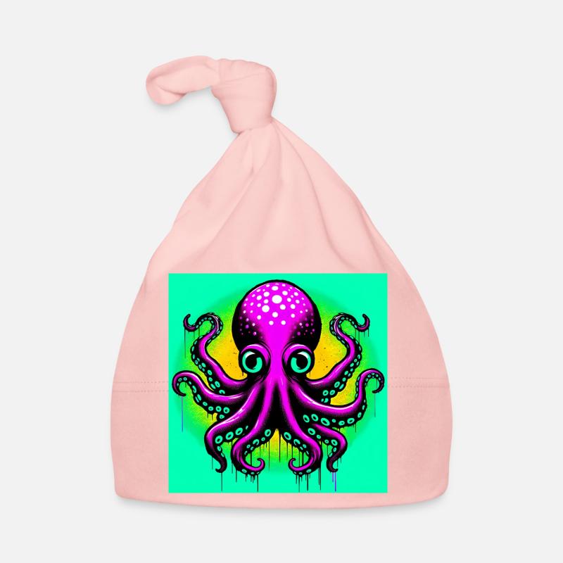 Krake Baby Bio-Mütze