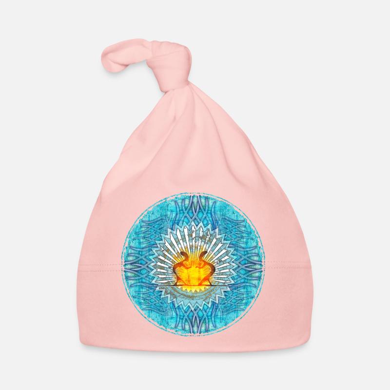 Holy Flame Mandala Design Ibiza Organic Baby Cap