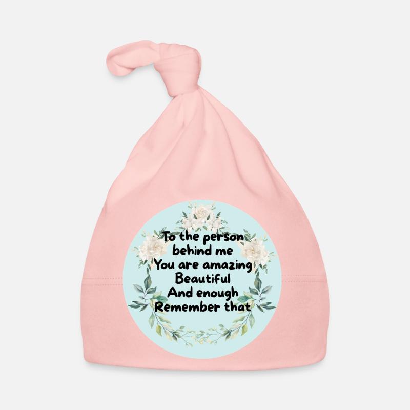Flower Wreath Courage Circle Organic Baby Cap