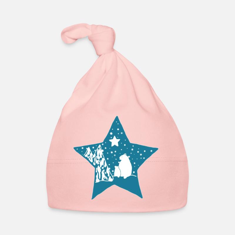 Eisbaer_im_Stern Bonnet bio Bébé