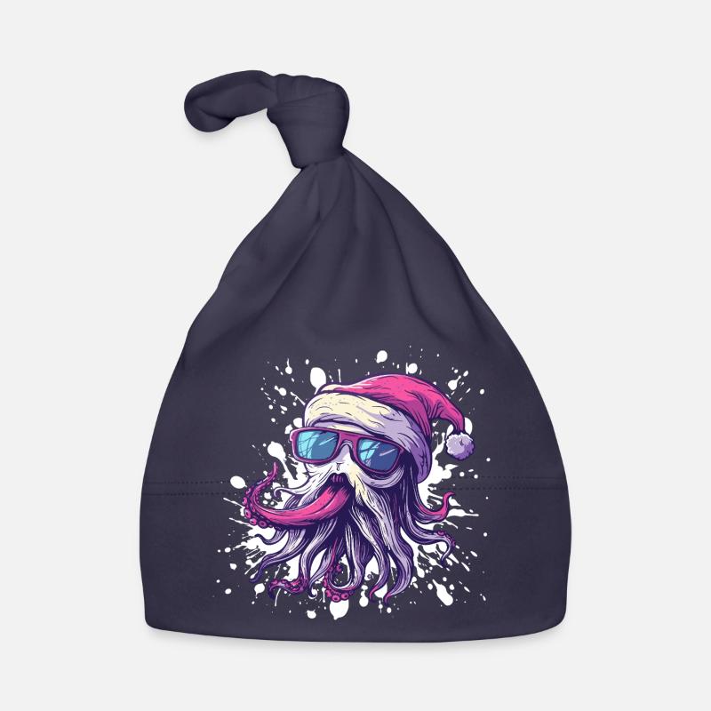 Méduse Noël drôle Bonnet bio Bébé