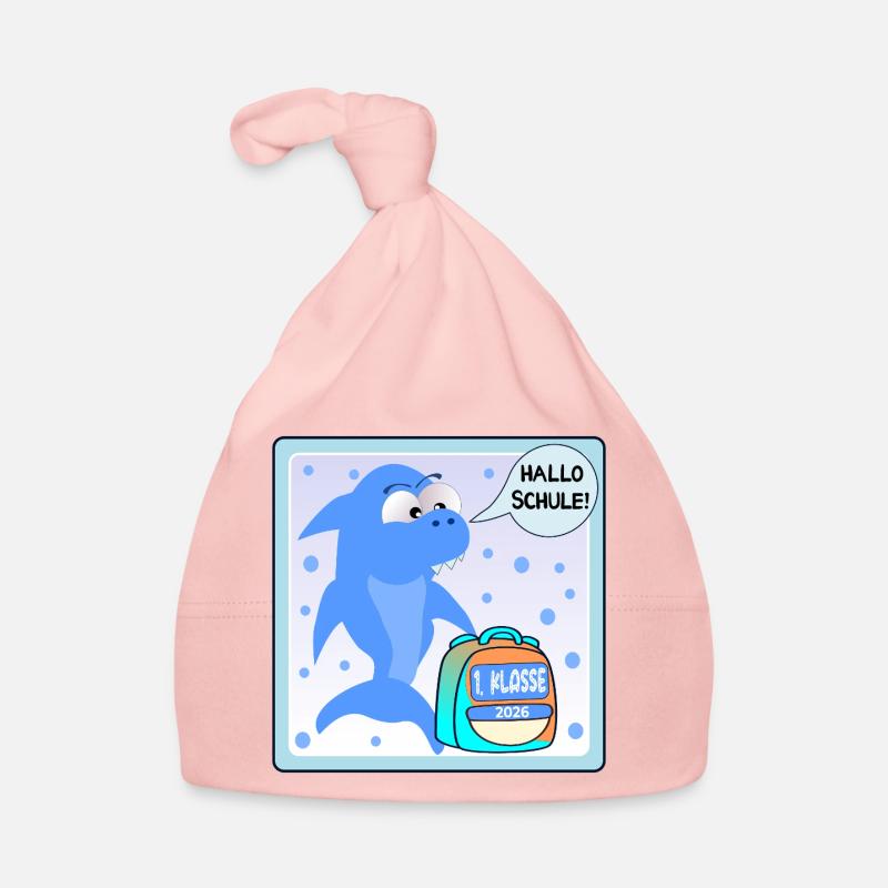 Inscription à l’école First Class 2026 Shark Bonnet bio Bébé
