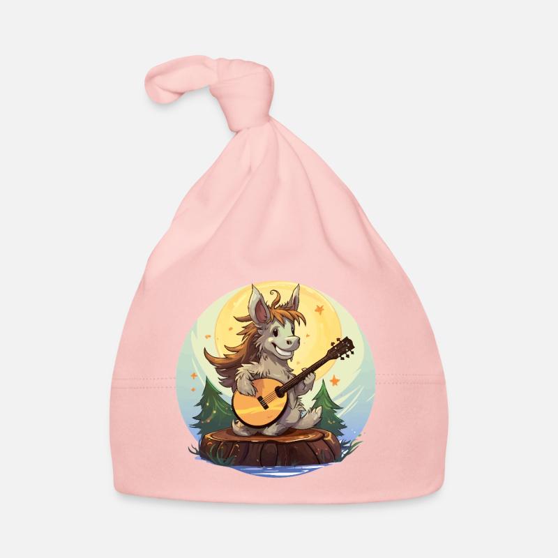 Guitariste de Moonlight Donkey Bonnet bio Bébé