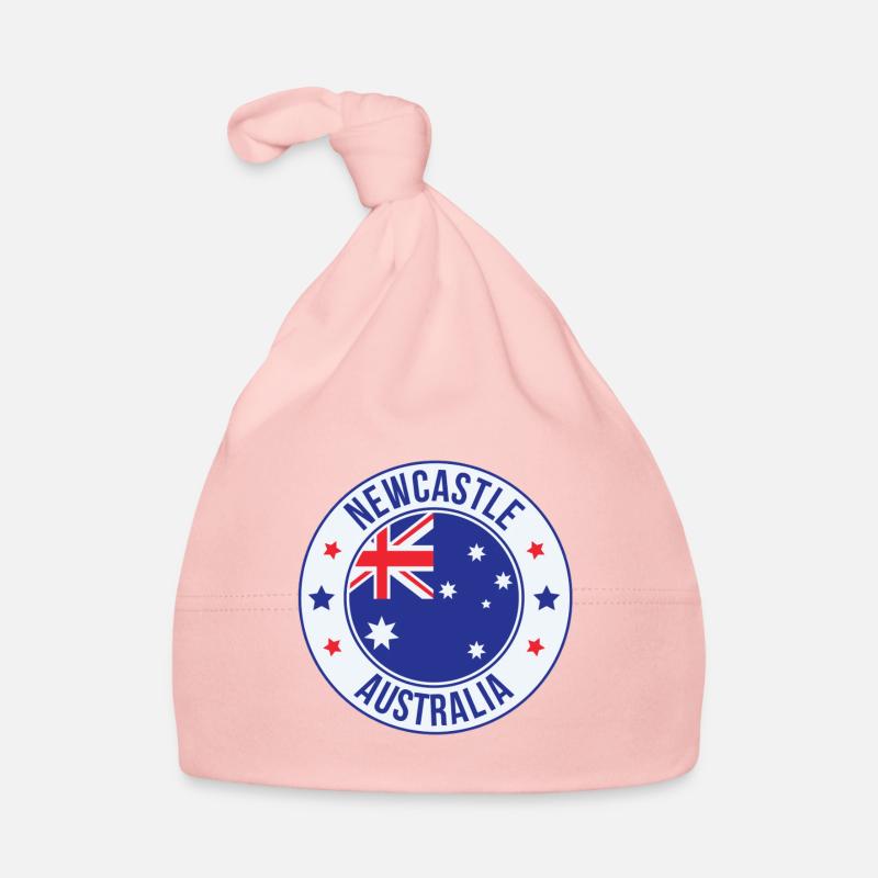 Emblème de l’insigne de Newcastle Australie Bonnet bio Bébé