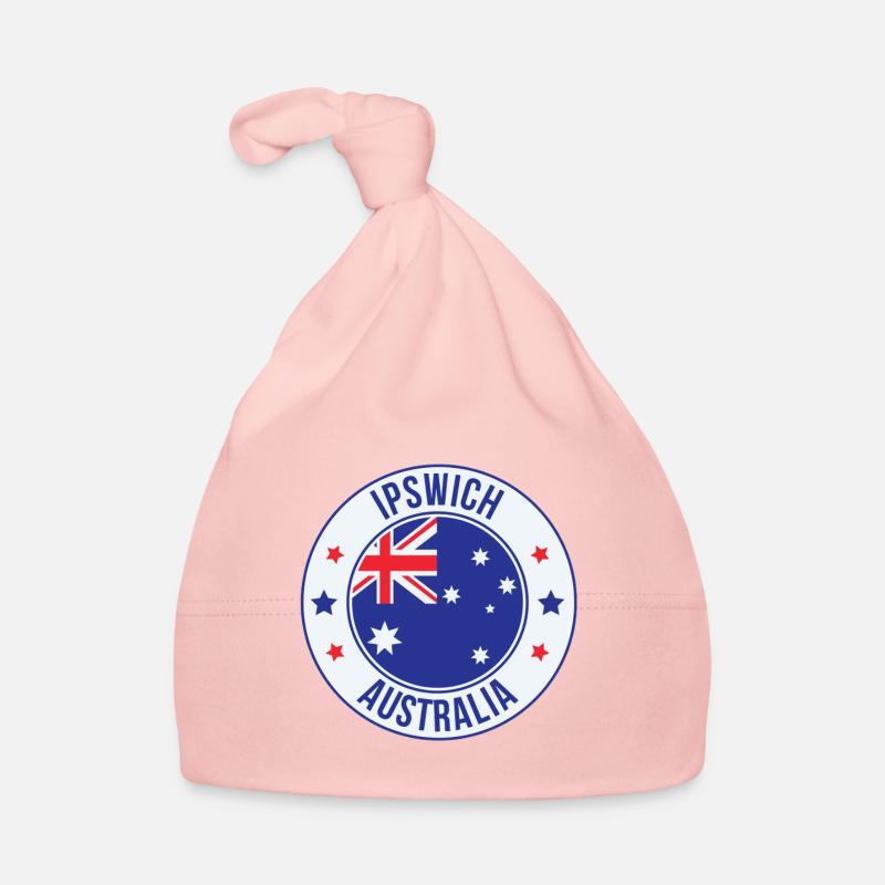 Ipswich Australia Circle Emblem Baby Bio-Mütze