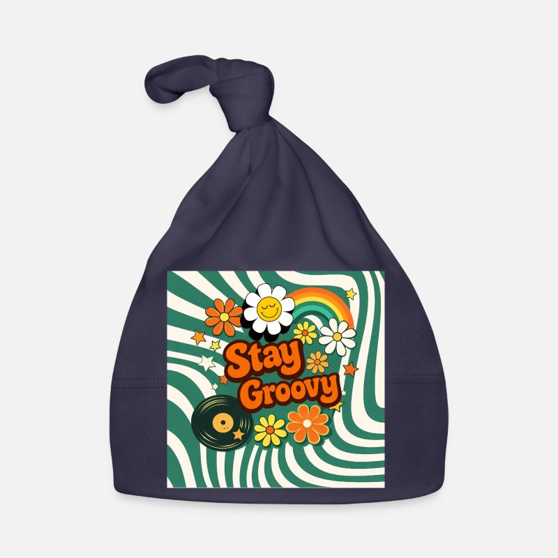 Style fleural rétro Bonnet bio Bébé