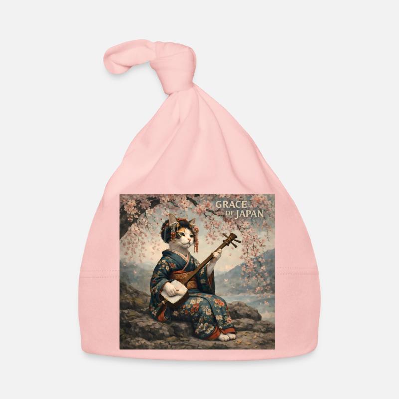 Conception japonaise de Neko Geiko Bonnet bio Bébé