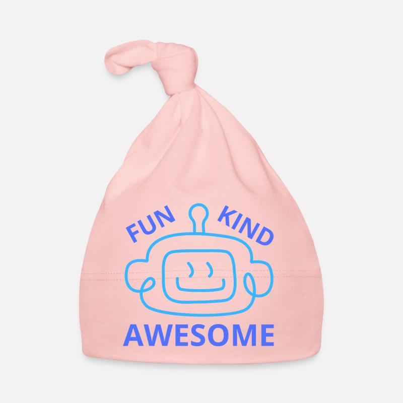 Fun Kind Awesome – Positive Kids Graphic Tee Organic Baby Cap