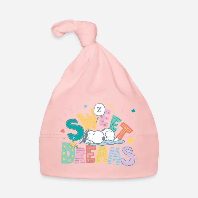 Peanuts Snoopy Sweet Dreams - Bonnet bio Bébé - rose