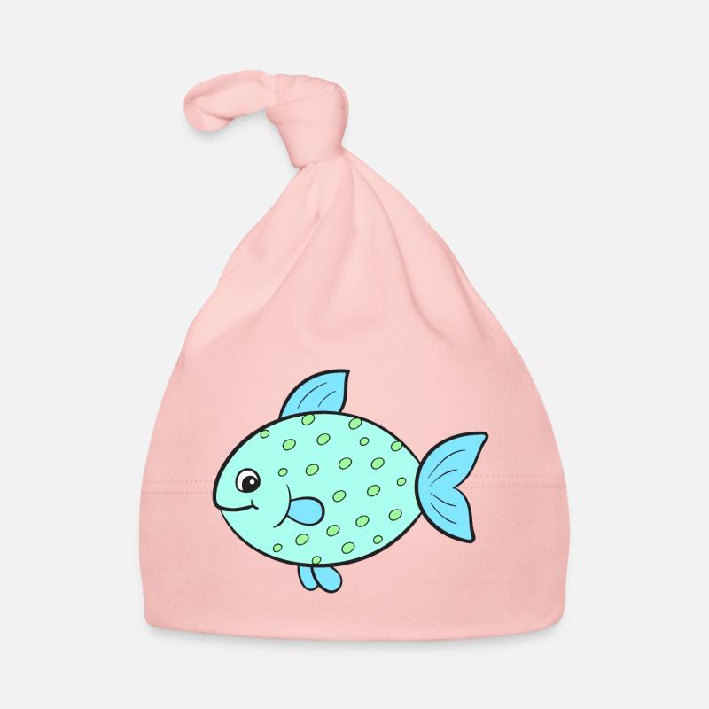 Fish Fish Organic Baby Cap