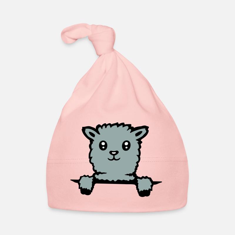 Lama mignon alpaga moelleux qui sort Bonnet bio Bébé