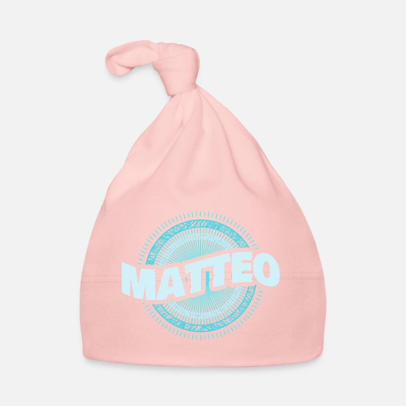 Gift for Matteo Organic Baby Cap