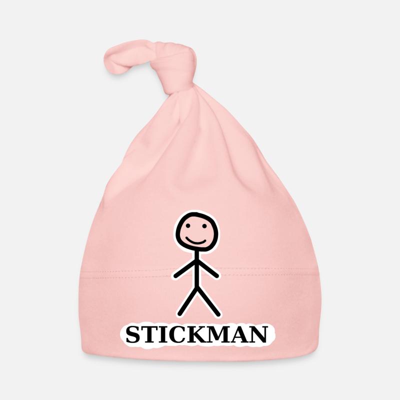 Strichmännchen - Baby Bio-Mütze